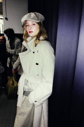Milano Fashion Week - Women F W 26-27 Emporio Armani Men and Women Fashion Show Backstage Milan, Italy Milano Fashion Week - Women F W 26-27 Emporio Armani Men and Women Fashion Show Backstage Milan, Italy 26th February 2026 SGPItalia id 134511_004 * Not Exclusive  Copyright: xStefanoxGuindani SGPx