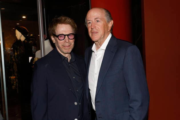 February 26, 2026, Los Angeles, California, USA: Jerry Bruckheimer, John Davis at a ceremony honoring producer John Davis with hand and foot prints at the TCL Chinese Theatre IMAX. Los Angeles USA - ZUMAg107 20260226_zep_g107_012 Copyright: xNinaxPrommerx