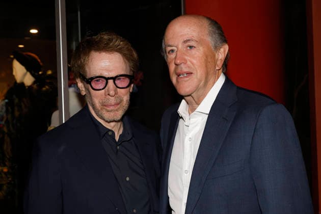 February 26, 2026, Los Angeles, California, USA: Jerry Bruckheimer, John Davis at a ceremony honoring producer John Davis with hand and foot prints at the TCL Chinese Theatre IMAX. Los Angeles USA - ZUMAg107 20260226_zep_g107_013 Copyright: xNinaxPrommerx