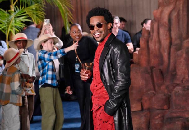 Cast member Camrus Johnson attends Netflix s One Piece: Into the Grand Line Season 2 fan event at the United Theater On Broadway in downtown Los Angeles on Thursday, February 26, 2026. Storyline: Follows Monkey D. Luffy and his Straw Hat Pirates as they explore the dangerous Grand Line to find the legendary One Piece treasure and become the Pirate King. The story emphasizes friendship, adventure, and overcoming immense, often dark hardships in a world controlled by a corrupt government.  LAP20260226834 JIMxRUYMEN