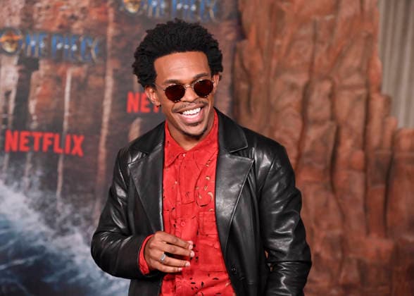 Cast member Camrus Johnson attends Netflix s One Piece: Into the Grand Line Season 2 fan event at the United Theater On Broadway in downtown Los Angeles on Thursday, February 26, 2026. Storyline: Follows Monkey D. Luffy and his Straw Hat Pirates as they explore the dangerous Grand Line to find the legendary One Piece treasure and become the Pirate King. The story emphasizes friendship, adventure, and overcoming immense, often dark hardships in a world controlled by a corrupt government.  LAP20260226831 JIMxRUYMEN