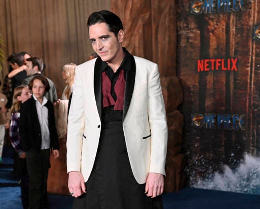 Cast member David Dastmalchian attends Netflix s One Piece: Into the Grand Line Season 2 fan event at the United Theater On Broadway in downtown Los Angeles on Thursday, February 26, 2026. Storyline: Follows Monkey D. Luffy and his Straw Hat Pirates as they explore the dangerous Grand Line to find the legendary One Piece treasure and become the Pirate King. The story emphasizes friendship, adventure, and overcoming immense, often dark hardships in a world controlled by a corrupt government.  LAP20260226838 JIMxRUYMEN