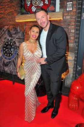 1. Aachener Media Night Ginger Costello Wollersheim und Lukas Reiter anläßlich der 1. Aachener Media Night am 26.02.2026 im Das Liebig Aachen. 20260226MWI108420