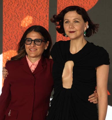 The Bride UK premiere London, UK. Osnat Handelsman-Keren and Maggie Gyllenhaal at The Bride UK premiere. Leicester Square. 26th February 2026. LMK11-S270226-001 Steve Bealing Landmark Media 