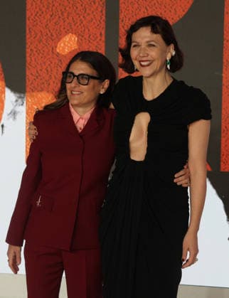 The Bride UK premiere London, UK. Osnat Handelsman-Keren and Maggie Gyllenhaal at The Bride UK premiere. Leicester Square. 26th February 2026. LMK11-S270226-001 Steve Bealing Landmark Media 