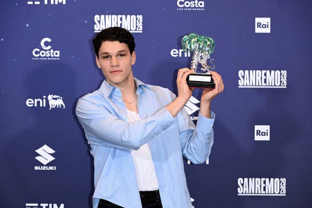Sanremo, 76th Italian Song Festival - photocall Nicolò Filippucci - winner of the Young Artists section - in the photo: Nicolò Filippucci  Copyright: xTerenghi PoolxSanremo02x xipa-agency.netx xPoolxSanremox02x IPA_Agency_IPA72099440
