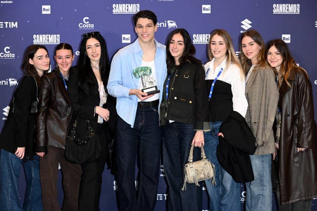 Sanremo, 76th Italian Song Festival - photocall Nicolò Filippucci - winner of the Young Artists section - in the photo: Nicolò Filippucci  Copyright: xTerenghi PoolxSanremo02x xipa-agency.netx xPoolxSanremox02x IPA_Agency_IPA72099592