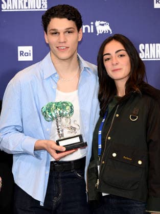 Sanremo, 76th Italian Song Festival - photocall Nicolò Filippucci - winner of the Young Artists section - in the photo: Nicolò Filippucci  Copyright: xTerenghi PoolxSanremo02x xipa-agency.netx xPoolxSanremox02x IPA_Agency_IPA72099608