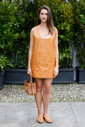 Tod’s - Photocall - Milan Fashion Week - Womenswear Fall Winter 2026 2027 MILAN, ITALY - FEBRUARY 27: Chiara King poses before the runway of Tod’s show during the Milan Fashion Week - Womenswear Fall Winter 2026 2027 on February 27, 2026 in Milan, Italy. Photo by Marco Piovanotto Abacapress.com  Copyright: xPiovanottoxMarco ABACAx