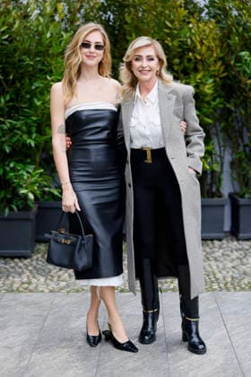 Tod’s - Photocall - Milan Fashion Week - Womenswear Fall Winter 2026 2027 MILAN, ITALY - FEBRUARY 27: Chiara Ferragni, Marina Di Guardo poses before the runway of Tod’s show during the Milan Fashion Week - Womenswear Fall Winter 2026 2027 on February 27, 2026 in Milan, Italy. Photo by Marco Piovanotto Abacapress.com  Copyright: xPiovanottoxMarco ABACAx