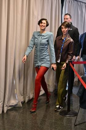 Foto IPP Felice De Martino Sanremo 27 02 2026 76° Festival della canzone italiana Nella foto: la top model Bianca Balti Italy Photo Press World Copyright