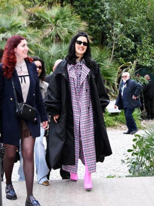 Sanremo, 76th Italian Song Festival - Day 4 - Arrivals at Villa Nobel - Pictured: LEVANTE  Copyright: xSIMONExCOMIx xipa-agency.netx xRomax IPA_Agency_IPA72105369