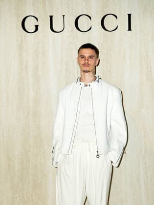 Milan, Milan Women s Fashion Week Fall Winter 2026 27 - Gucci Fashion Show - Guests - Pictured: Romeo Beckham  Copyright: xRiccardoxGiordanox xipa-agency.netx xRiccardoxGiordanox IPA_Agency_IPA72105286