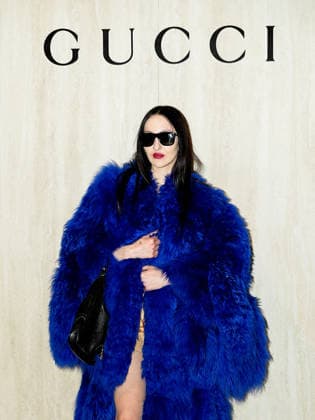 MFW - Guests at GUCCI Runway - Arrivals Tish Weinstock at the Gucci Fashion Show during Milan Women s Fashion Week Fall Winter 2026 27 in Milan. Milan, Italy, February 27, 2026. Photo by Riccardo Giordano IPA ABACAPRESS.COM Milan Italy  Copyright: xGiordanoxRiccardo IPA ABACAx