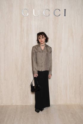 Milano Fashion Week - Women F W 26-27 Gucci Fashion Show Backdrop Milan, Italy Guest Milano Fashion Week - Women F W 26-27 Gucci Fashion Show Backdrop Milan, Italy 27th February 2026 SGPItalia id 134545_001 * Not Exclusive  Copyright: xJohnnyxDallaxLibera SGPx
