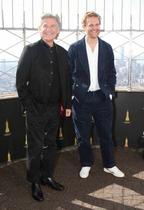 RECORD DATE NOT STATED Kurt and Wyatt Russell visit the Empire State Building for photo opportunity. (NEW) Kurt and Wyatt Russell visit the Empire State Building for photo opportunity. February 27, 2026, New York, USA: Kurt and Wyatt Russell visit the Empire State Building Observatory for a photo opportunity to celebrate the season two premiere of Apple TV™s Monarch: Legacy of Monsters, which will premiere globally on Apple TV on Friday, February 27, 2026 with the first episode. Credit: Niyi Fote Thenews2 (Foto: Niyi Fote Thenews2 imago images) Kurt and Wyatt Russell visit the Empire State Building for photo opportunity.  Copyright: xNiyixFotex