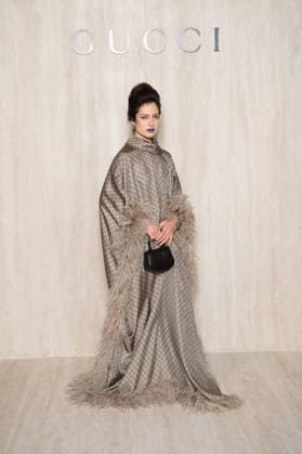 Milano Fashion Week - Women F W 26-27 Gucci Fashion Show Backdrop Milan, Italy Maria Bottle Milano Fashion Week - Women F W 26-27 Gucci Fashion Show Backdrop Milan, Italy 27th February 2026 SGPItalia id 134545_001 * Not Exclusive  Copyright: xJohnnyxDallaxLibera SGPx