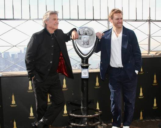 RECORD DATE NOT STATED Kurt and Wyatt Russell visit the Empire State Building for photo opportunity. (NEW) Kurt and Wyatt Russell visit the Empire State Building for photo opportunity. February 27, 2026, New York, USA: Kurt and Wyatt Russell visit the Empire State Building Observatory for a photo opportunity to celebrate the season two premiere of Apple TV™s Monarch: Legacy of Monsters, which will premiere globally on Apple TV on Friday, February 27, 2026 with the first episode. Credit: Niyi Fote Thenews2 (Foto: Niyi Fote Thenews2 imago images) Kurt and Wyatt Russell visit the Empire State Building for photo opportunity.  Copyright: xNiyixFotex