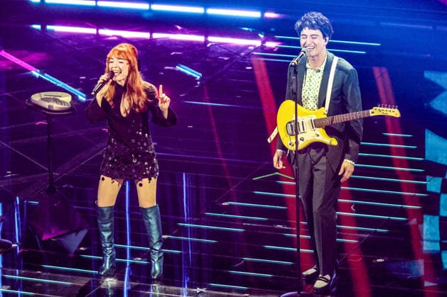 Live Music Show - 76Â° Festival di Sanremo 2026 - 3^ Serata MARIA ANTONIETTA AND COLOMBRE on stage during the third night of the Festival Sanremo during 76Â° Festival di Sanremo 2026 - 3^ Serata , Live Music Show in Sanremo, Italy, February 27 2026 Sanremo Sanremo Italy Copyright: xRenataxRoattinox xLiveMediax LPM_2317956