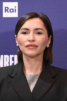 February 27, 2026, Sanremo, Rome, Italy: February 27, 2026, Sanremo. 76th Italian Song Festival. Photocall. Pictured: Serena Brancale. Sanremo Italy  - ZUMAa289 20260227_zia_a289_067 Copyright: xMariaxLauraxAntonellix