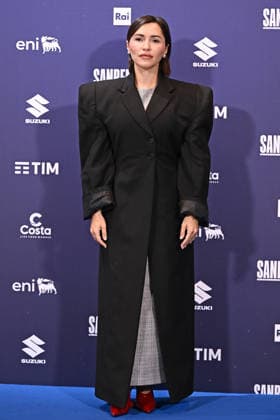 February 27, 2026, Sanremo, Rome, Italy: February 27, 2026, Sanremo. 76th Italian Song Festival. Photocall. Pictured: Serena Brancale. Sanremo Italy  - ZUMAa289 20260227_zia_a289_064 Copyright: xMariaxLauraxAntonellix