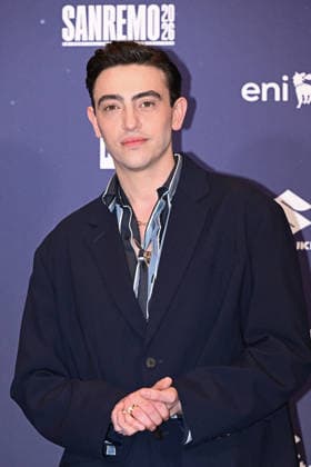February 27, 2026, Sanremo, Rome, Italy: February 27, 2026, Sanremo. 76th Italian Song Festival. Photocall. Pictured: Michele Bravi. Sanremo Italy  - ZUMAa289 20260227_zia_a289_081 Copyright: xMariaxLauraxAntonellix
