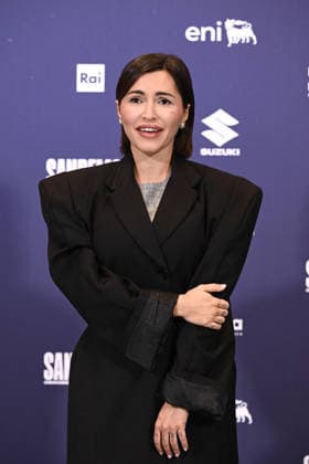 February 27, 2026, Sanremo, Rome, Italy: February 27, 2026, Sanremo. 76th Italian Song Festival. Photocall. Pictured: Serena Brancale. Sanremo Italy  - ZUMAa289 20260227_zia_a289_083 Copyright: xMariaxLauraxAntonellix