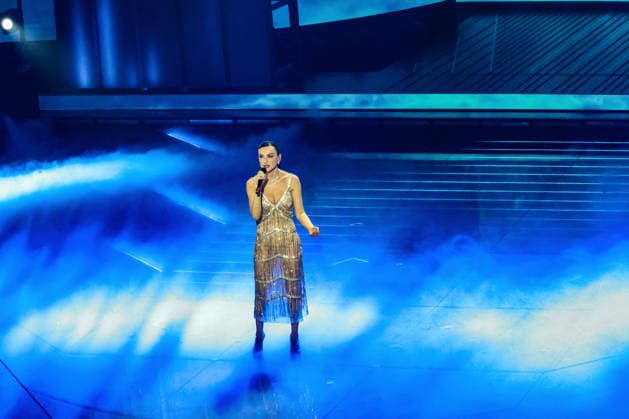 Live Music Show - 76Â° Festival di Sanremo 2026 - 3^ Serata ARISa on stage during the third night of the Festival Sanremo during 76Â° Festival di Sanremo 2026 - 3^ Serata , Live Music Show in Sanremo, Italy, February 27 2026 Sanremo Sanremo Italy Copyright: xRenataxRoattinox xLiveMediax LPM_2317824