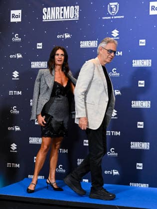Sanremo, 76th Italian Song Festival. Photocall with Andrea Bocelli and his wife Veronica Berti.  Copyright: xManuelexMangiarottix xipa-agency.netx xPoolxSanremox02x IPA_Agency_IPA72111805