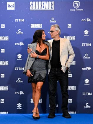 Sanremo, 76th Italian Song Festival. Photocall with Andrea Bocelli and his wife Veronica Berti.  Copyright: xManuelexMangiarottix xipa-agency.netx xPoolxSanremox02x IPA_Agency_IPA72111853