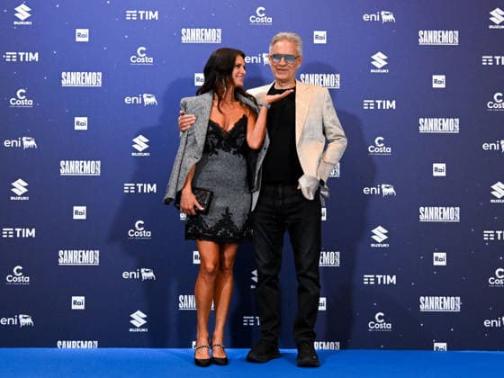 Sanremo, 76th Italian Song Festival. Photocall with Andrea Bocelli and his wife Veronica Berti.  Copyright: xManuelexMangiarottix xipa-agency.netx xPoolxSanremox02x IPA_Agency_IPA72111883