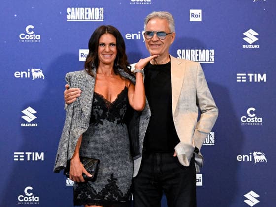 Sanremo, 76th Italian Song Festival. Photocall with Andrea Bocelli and his wife Veronica Berti.  Copyright: xManuelexMangiarottix xipa-agency.netx xPoolxSanremox02x IPA_Agency_IPA72111887