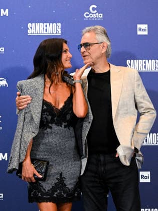 Sanremo, 76th Italian Song Festival. Photocall with Andrea Bocelli and his wife Veronica Berti.  Copyright: xManuelexMangiarottix xipa-agency.netx xPoolxSanremox02x IPA_Agency_IPA72111889