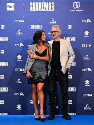 Sanremo, 76th Italian Song Festival. Photocall with Andrea Bocelli and his wife Veronica Berti.  Copyright: xManuelexMangiarottix xipa-agency.netx xPoolxSanremox02x IPA_Agency_IPA72111857