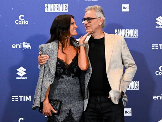 Sanremo, 76th Italian Song Festival. Photocall with Andrea Bocelli and his wife Veronica Berti.  Copyright: xManuelexMangiarottix xipa-agency.netx xPoolxSanremox02x IPA_Agency_IPA72111892