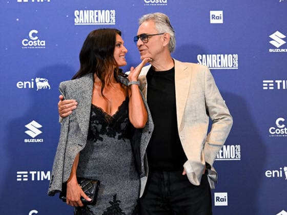 Sanremo, 76th Italian Song Festival. Photocall with Andrea Bocelli and his wife Veronica Berti.  Copyright: xManuelexMangiarottix xipa-agency.netx xPoolxSanremox02x IPA_Agency_IPA72111893