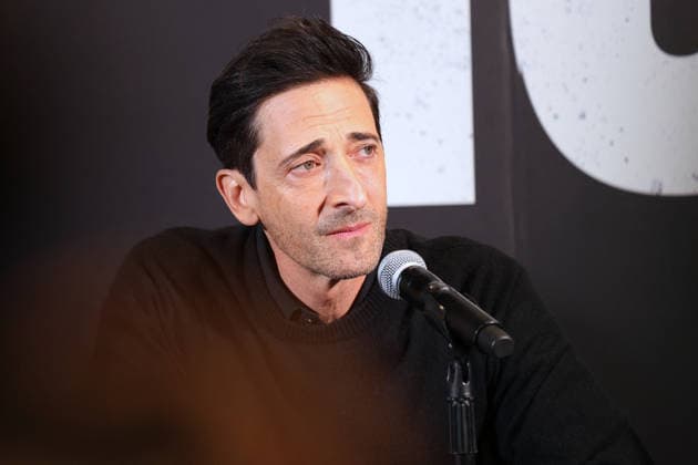 Adrien Brody and Tessa Thompson at The Fear Of 13 - New York Actors Tessa Thompson and Adrien Brody attend media day for their broadway show debut of The Fear of 13 at the James Earl Jones Theatre in New York, NY on February 27, 2026. Photo by Charles Guerin ABACAPRESS.COM New York NY  Copyright: xGuerinxCharles ABACAx