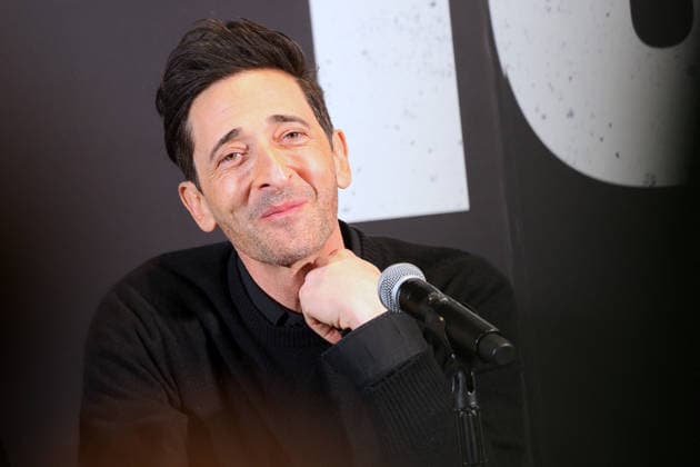 Adrien Brody and Tessa Thompson at The Fear Of 13 - New York Actors Tessa Thompson and Adrien Brody attend media day for their broadway show debut of The Fear of 13 at the James Earl Jones Theatre in New York, NY on February 27, 2026. Photo by Charles Guerin ABACAPRESS.COM New York NY  Copyright: xGuerinxCharles ABACAx