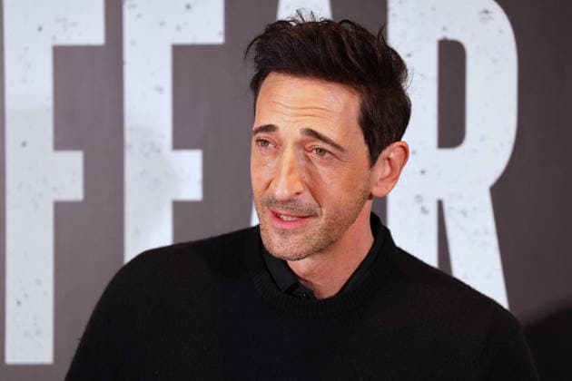 Adrien Brody and Tessa Thompson at The Fear Of 13 - New York Actors Tessa Thompson and Adrien Brody attend media day for their broadway show debut of The Fear of 13 at the James Earl Jones Theatre in New York, NY on February 27, 2026. Photo by Charles Guerin ABACAPRESS.COM New York NY  Copyright: xGuerinxCharles ABACAx