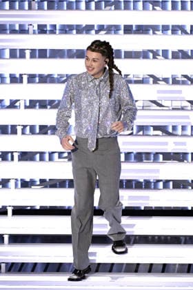 February 27, 2026, Sanremo, Rome, Italy: February 26, 2026, Sanremo. 76th Italian Song Festival. Third Night. Pictured: Sayf Sanremo Italy  - ZUMAa289 20260227_zia_a289_129 Copyright: xMariaxLauraxAntonellix