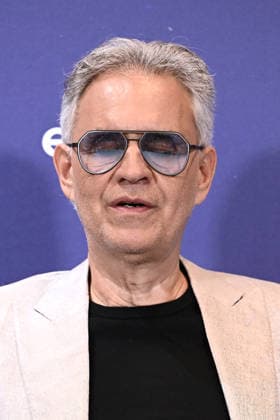 February 27, 2026, Sanremo, Rome, Italy: February 27, 2026, Sanremo. 76th Italian Song Festival. Photocall. Pictured: Andrea Bocelli and Veronica Berti. Sanremo Italy  - ZUMAa289 20260227_zia_a289_189 Copyright: xMariaxLauraxAntonellix