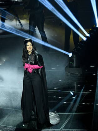 Sanremo, 76th Italian Song Festival. Fourth Night. Pictured: Laura Pausini  Copyright: xMaurizioxD Avanzox xipa-agency.netx xPoolxSanremox02x IPA_Agency_IPA72117360