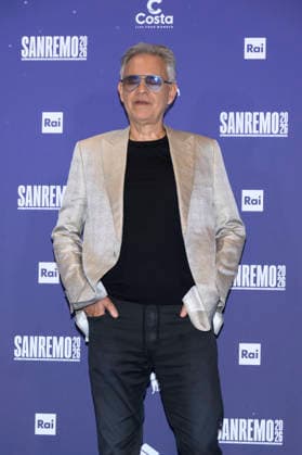 76th Italian Song Festival of Sanremo Photocall Andrea Bocelli and wier Veronica Berti Teatro Aristo Press Room Sanremo, Italy Andrea Bocelli 76th Italian Song Festival of Sanremo Photocall Andrea Bocelli and wier Veronica Berti Teatro Aristo Press Room Sanremo, Italy February 2026 SGPItalia id 134399_058 Not Exclusive  Copyright: xAlfonsoxCatalano SGPx