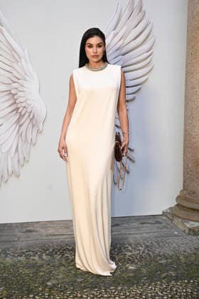 Milan, Milan Women s Fashion Week Fall Winter 2026 27 - Women s Fashion, Fall Winter 2026 27 - Elisabetta Franchi fashion show - arrivals in the photo: Miriam Key  Copyright: xSimonaxChiocciax xipa-agency.netx xFotosickix IPA_Agency_IPA72117520