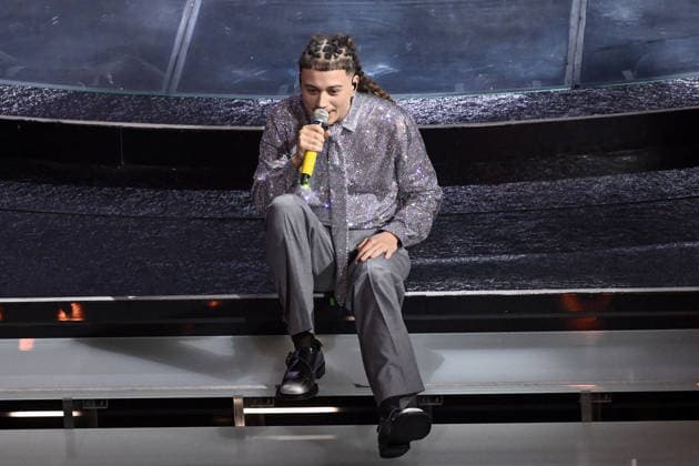 February 27, 2026, Sanremo, Rome, Italy: 76th Italian Song Festival. Pictured: Sayf . Sanremo. Italy 26 Feb 2026 Sanremo Italy  - ZUMAa289 20260227_zia_a289_247 Copyright: xMariaxLauraxAntonellix