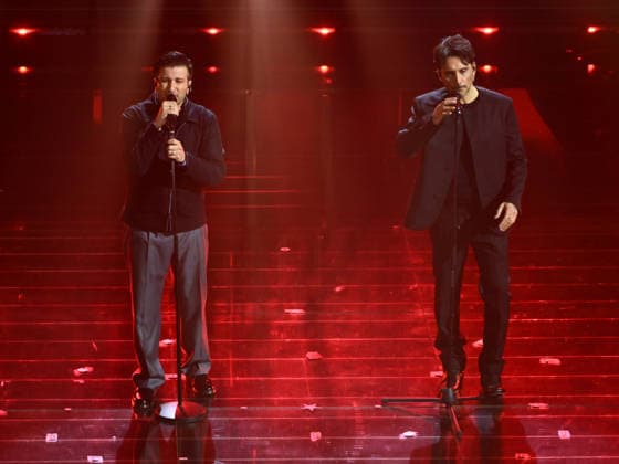 Sanremo, 76th Italian Song Festival - fourth evening. Pictured: Eddie Brock, Fabrizio Moro  Copyright: xAlbertoxTerenghix xPoolxSanremox02x xipa-agency.netx xPoolxSanremox02x IPA_Agency_IPA72118281