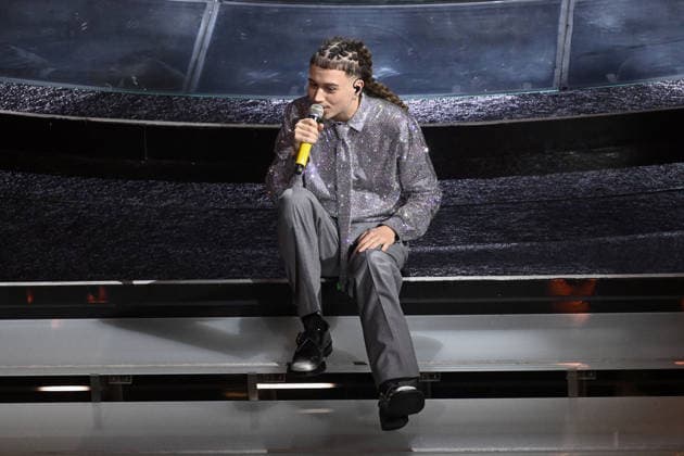February 27, 2026, Sanremo, Rome, Italy: 76th Italian Song Festival. Pictured: Sayf . Sanremo. Italy 26 Feb 2026 Sanremo Italy  - ZUMAa289 20260227_zia_a289_249 Copyright: xMariaxLauraxAntonellix