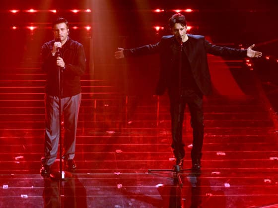Sanremo, 76th Italian Song Festival - fourth evening. Pictured: Eddie Brock, Fabrizio Moro  Copyright: xAlbertoxTerenghix xPoolxSanremox02x xipa-agency.netx xPoolxSanremox02x IPA_Agency_IPA72118278