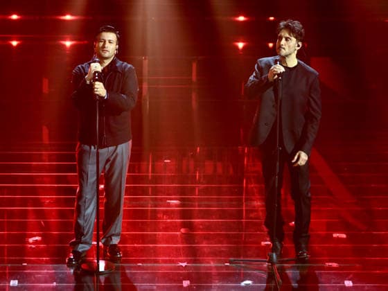 Sanremo, 76th Italian Song Festival - fourth evening. Pictured: Eddie Brock, Fabrizio Moro  Copyright: xAlbertoxTerenghix xPoolxSanremox02x xipa-agency.netx xPoolxSanremox02x IPA_Agency_IPA72118284