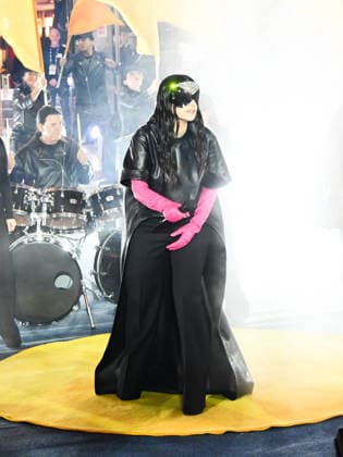 Sanremo, 76th Italian Song Festival. Fourth Night. Pictured: Laura Pausini performing outside the Ariston Theater.  Copyright: xManuelexMangiarottix xipa-agency.netx xPoolxSanremox02x IPA_Agency_IPA72118291